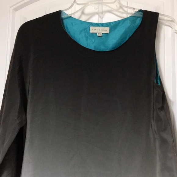 Annie Griffin one sleeve silk dress - Picture 7 of 9